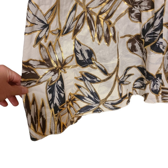 J. Crew Metallic A-Line Dress - Picture 3 of 9